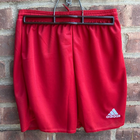 2 pairs of Boys Medium Adidas Athletic shorts 🔴🔵 - Picture 2 of 11